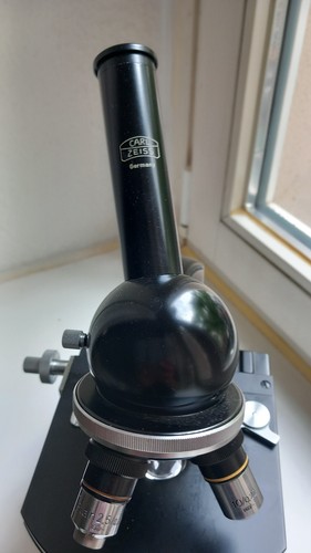Carl zeiss mikroskop - mikroskop, aus